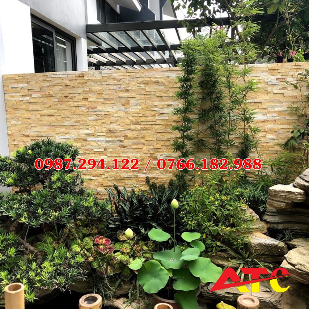 ghép vàng ốp tường