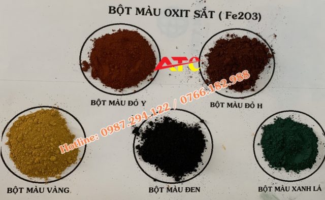 bột màu oxit sắt