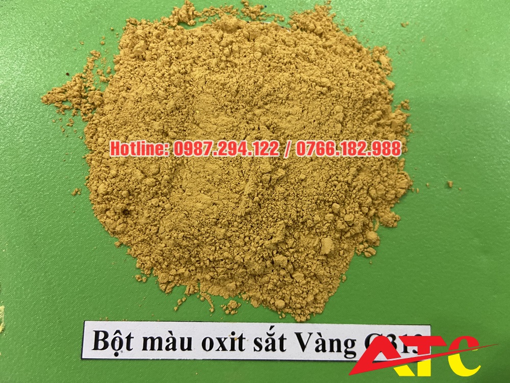 bột màu vàng sản xuất phân bón