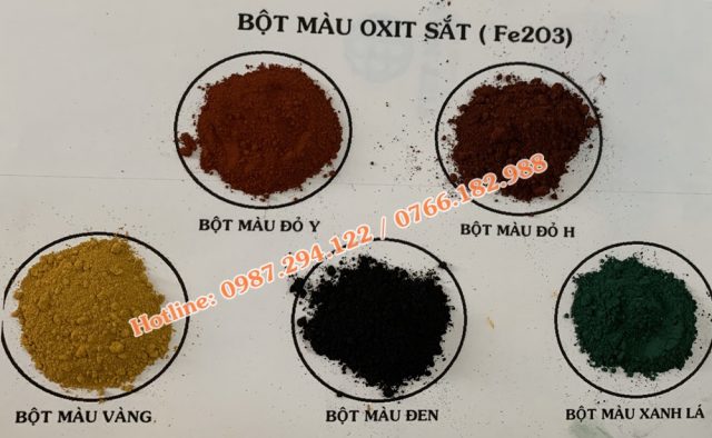 bột màu công nghiệp miền bắc