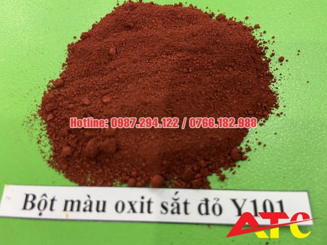 bột màu đỏ sản xuất bê tông